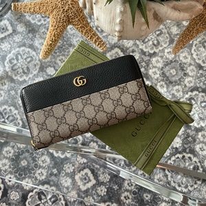 Gucci GG Marmont Zip Around Wallet